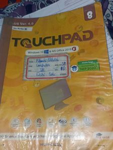 Touchpad Computer Class 8