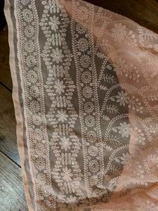 Peach Embroidered Kurti