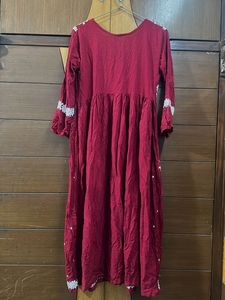 Elegant Embroidered Kurta Dress