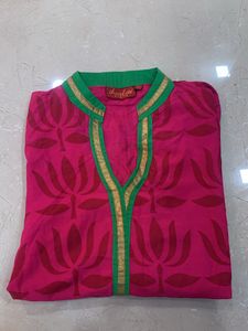 A Very Pretty Pink kurta.
