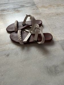 New street style store Braided Leather Sandal