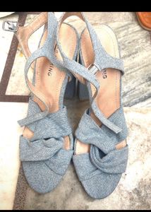 Fancy Blue Heels Unused
