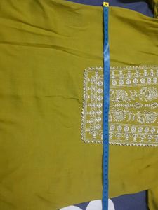 Mehendi Colour Kurta