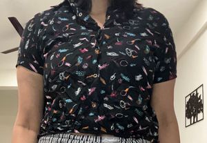 Printed Crop Top