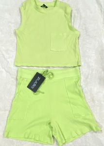 zudio tank top and shorts