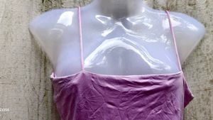 Cute Lavender Crop Top