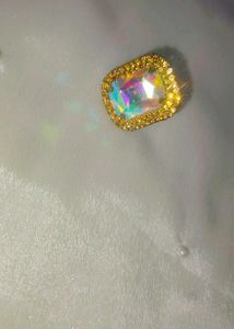 Royal Prism Glow Adjustable Ring