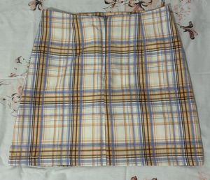 Plaid Mini Skirt