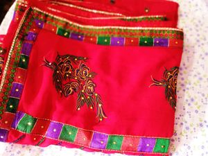 Striped Purple &amp; Brown Saree Pack Of 3