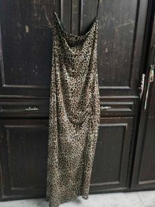 Animal Print Mini Dress