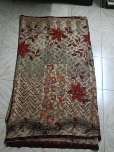 Floral Print Saree