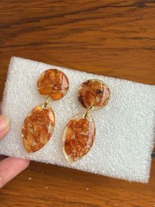 Floral Resin Earrings