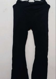 Black Flare Gym Leggings