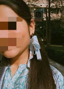 Ribbon EARRINGS🧸🩵