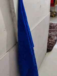Cobalt Blue Floral Lace Fabric