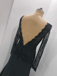 Elegant Black Maxi Gown