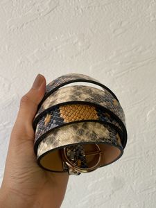Snake Print Belt