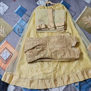 mastani anarkali  dress all over golden colour loo