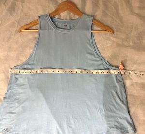 Light Blue Flowy Tank Top