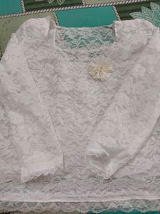 White Net Top