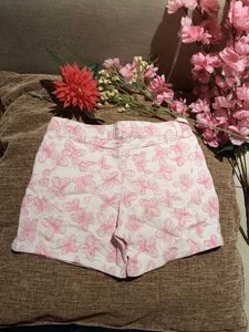 Butterfly Print Shorts