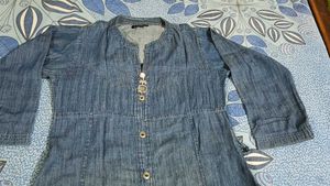 Denim Cotton Kurti