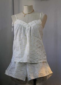 Cute Embroidered Cami &amp; Shorts Set