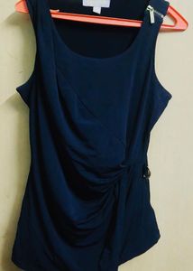 Elegant Navy Blue Top