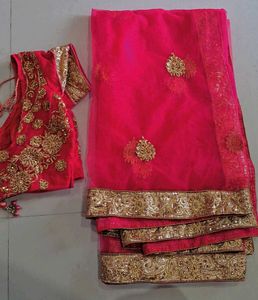 Stunning Pink Embroidered Lehenga Choli