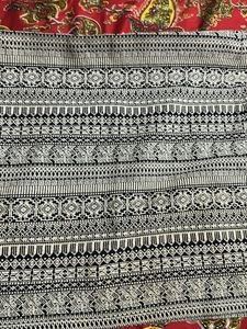 Patterned Mini Skirt