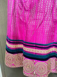 Magenta Lehenga Choli Set
