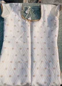 Elegant cream Kurta set