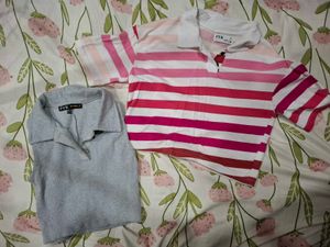 Combo of 2 collared tops