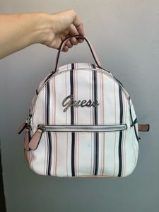 Authentic Guess Striped Backpack