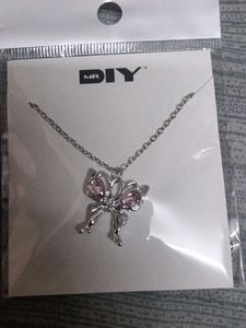 silver necklace