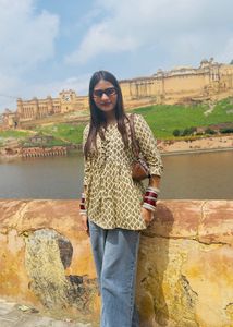 Patterned Tunic Top