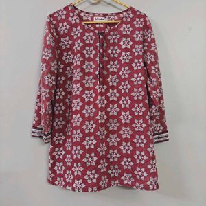 Fabindia Floral Print Tunic Top