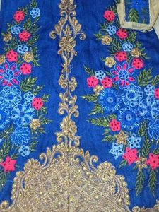 Elegant royal blue Lehenga