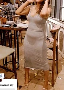 Forever 21 Grey Bodycon Dress