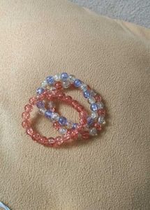 Colorful Beaded Bracelet Set Of 3