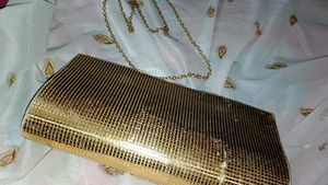Gold Embellished Clutch