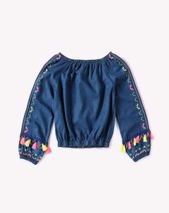 Embroidered Girls Top