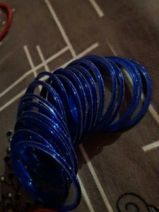 Blue Bangle Set