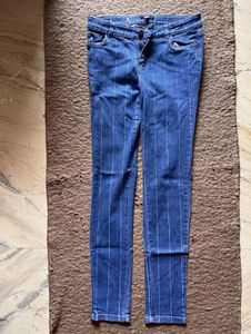 Blue Stripe Denim Westside Jeans