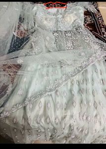 Elegant White Embroidered Dress