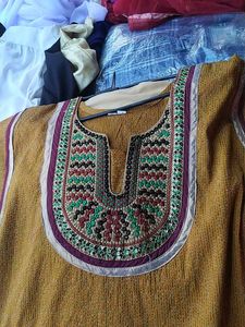 Embroidered Tunic Dress