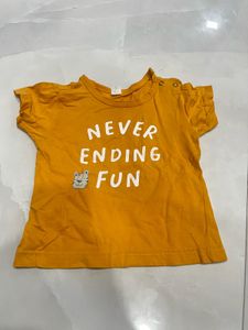 Yellow Tshirt For Boys