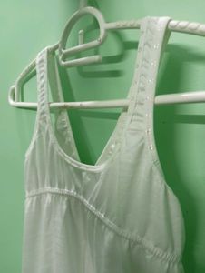 White Camisole With Bra