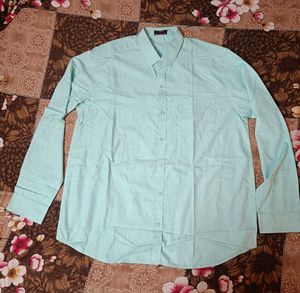 Cotton Light Green Shirt