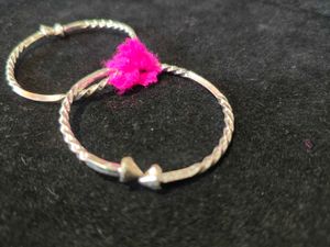 Silver Anklets Or Bangles - Pair For Kid&#39;s